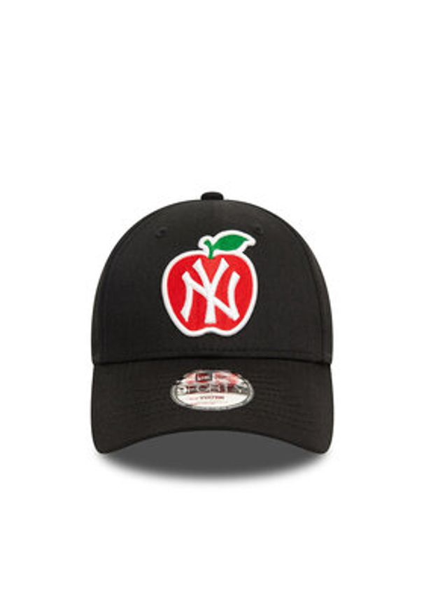 New Era Czapka z daszkiem Youth Apple 9Forty 60565271 Czarny. Kolor: czarny. Materiał: materiał, bawełna