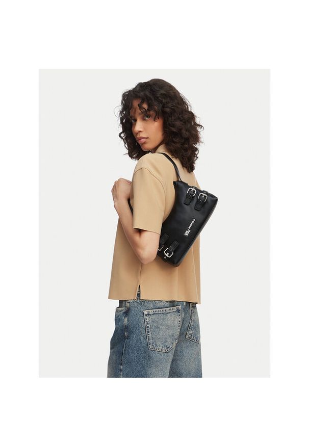 Torebka Karl Lagerfeld Jeans. Kolor: czarny