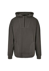 Bluza z kapturem Urban Classics Overdyed Camp. Typ kołnierza: kaptur. Kolor: czarny #1