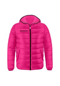 Unisex Sportowa Kurtka Givova Oanda XL - Komfort i Styl. Kolor: różowy. Materiał: puch. Sport: turystyka piesza, fitness #1