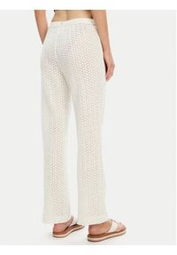 Roxy Spodnie materiałowe ERJX603437 Écru Regular Fit. Materiał: bawełna #4