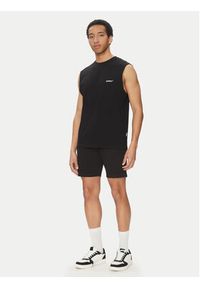 Jack & Jones - Jack&Jones Tank top Varenna 12273524 Czarny Oversize. Kolor: czarny. Materiał: bawełna
