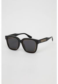 Gucci okulary przeciwsłoneczne damskie kolor czarny. Kolor: czarny #5