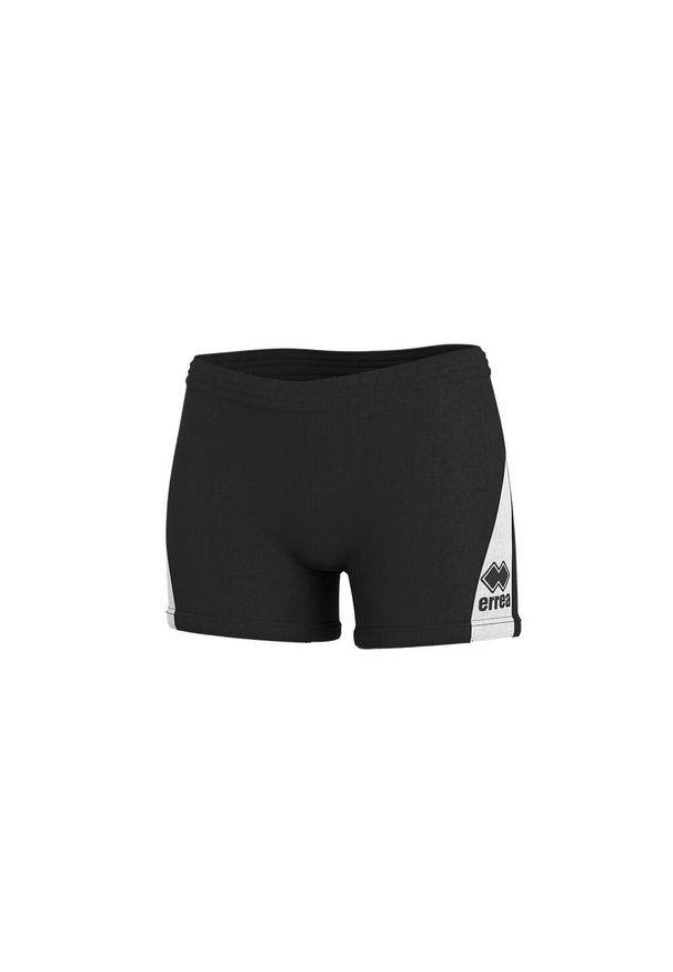 ERREA - Szorty dla dziewcząt Errea kiara. Kolor: czarny, wielokolorowy, biały. Długość: krótkie. Sezon: lato. Styl: młodzieżowy