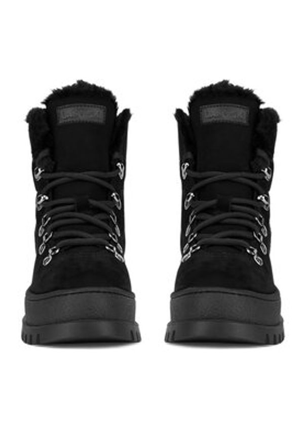 Lasocki Trzewiki ARC-DUNA-01 Czarny. Kolor: czarny. Materiał: nubuk, skóra