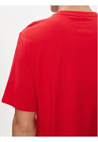 Adidas - adidas T-Shirt Essentials Single Jersey Linear Embroidered Logo T-Shirt IC9278 Czerwony Regular Fit. Kolor: czerwony. Materiał: bawełna #5