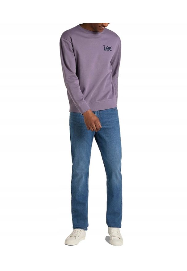 Lee - LEE WEST MĘSKIE SPODNIE JEANSOWE JEANSY MID WASH L70WSQYB 112319711