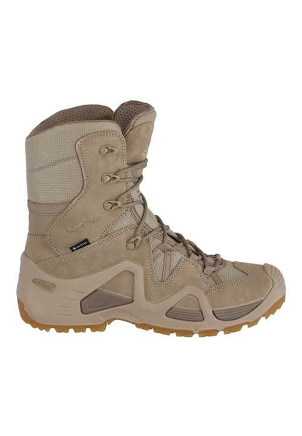 Buty trekkingowe męskie Lowa Military-stiefel Zephyr Hi Tf Gtx. Wysokość cholewki: za kostkę. Zapięcie: sznurówki. Kolor: wielokolorowy. Materiał: guma, skóra, tkanina. Szerokość cholewki: normalna