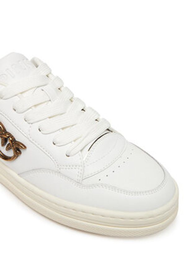 Pinko - PINKO Sneakersy Mandy 11 SS0077P108 Biały. Kolor: biały. Materiał: skóra