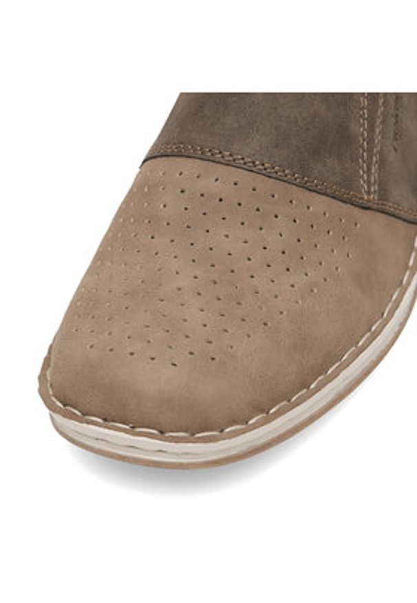 Rieker Półbuty 05455-64 Beżowy. Kolor: beżowy