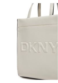 DKNY Torebka R44AZI34 Beżowy. Kolor: beżowy. Materiał: skórzane