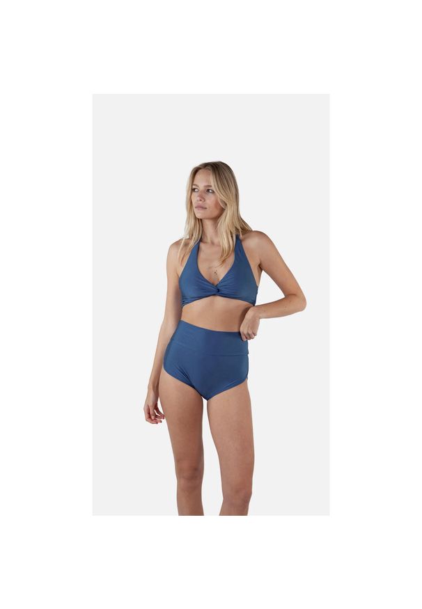 Kostium kąpielowy top z krzyżowym wiązaniem dla kobiet Barts Isla. Kolor: wielokolorowy, niebieski, szary