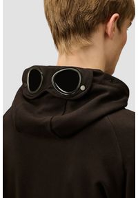 C.P. Company - C.P. COMPANY Czarna męska bluza Hooded Open, Rozmiar XL. Kolor: czarny #2