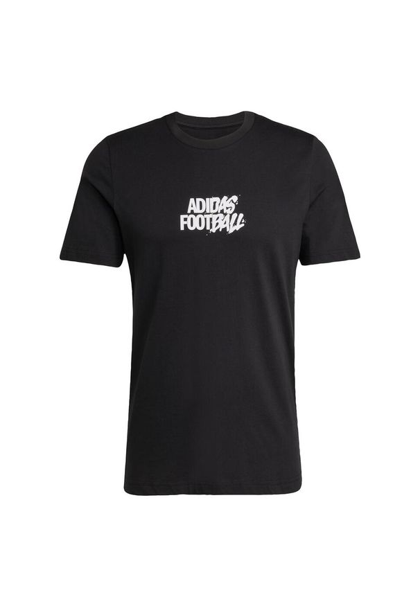 Adidas - Koszulka Football Tango History Graphic. Kolor: czarny. Materiał: bawełna. Sport: piłka nożna