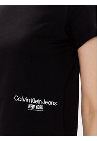 Calvin Klein Jeans T-Shirt J20J221047 Czarny Regular Fit. Kolor: czarny. Materiał: bawełna #5