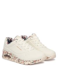 skechers - Skechers Sneakersy Safari Time 155412/WMLT Beżowy. Kolor: beżowy. Materiał: skóra #2