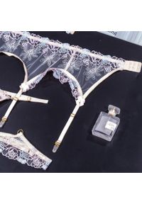 Intica - Koronkowy komplet bielizny z regulowanymi ramiączkami Alverta. Kolor: beżowy. Materiał: koronka #7