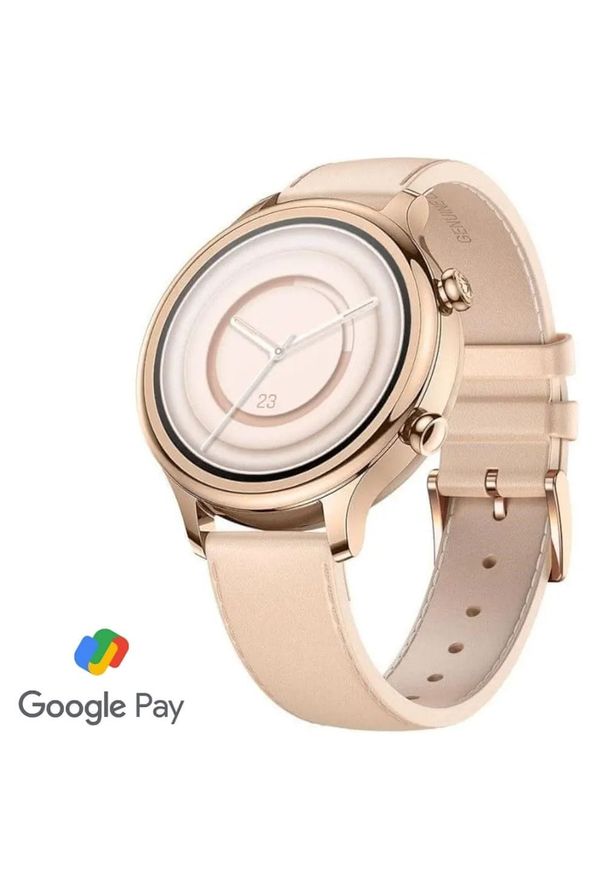 TICWATCH Zegarek C2+, Rose Gold. Rodzaj zegarka: smartwatch. Kolor: różowy