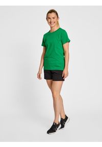 Koszulka damska Hummel Red Heavy. Kolor: zielony. Materiał: bawełna. Sport: piłka ręczna