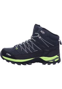 Buty trekkingowe męskie CMP Rigel Mid Trekking Wp. Kolor: wielokolorowy, czarny, szary. Materiał: zamsz, materiał. Szerokość cholewki: normalna. Sport: turystyka piesza #2