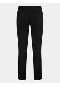 Sisley Chinosy 4AIHSF021 Czarny Slim Fit. Kolor: czarny. Materiał: bawełna