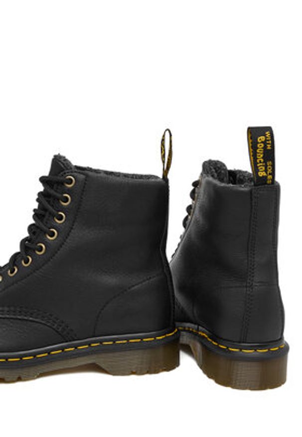 Dr. Martens Glany 1460 Wl Grizzly DM31873001 Czarny. Kolor: czarny. Materiał: skóra
