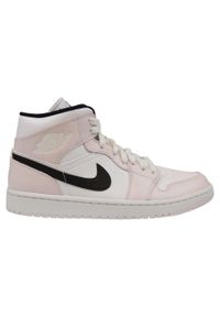 Buty sportowe damskie Air Jordan 1 Mid Barely Rose. Kolor: biały #1