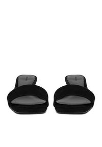 Gino Rossi - GINO ROSSI Klapki EO-V2229-111-5 Czarny. Kolor: czarny. Materiał: zamsz, skóra #6