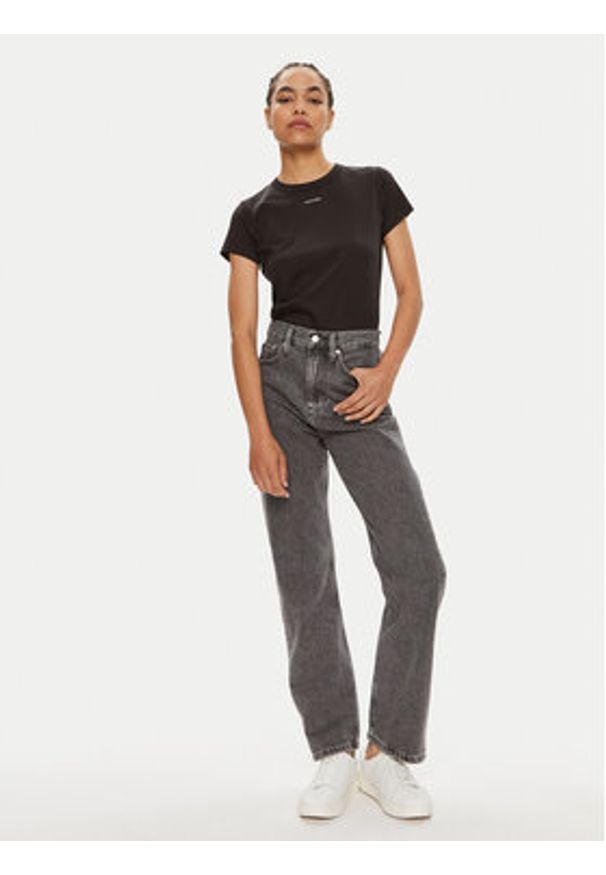 Calvin Klein Jeans Jeansy J20J223657 Szary Straight Fit. Kolor: szary