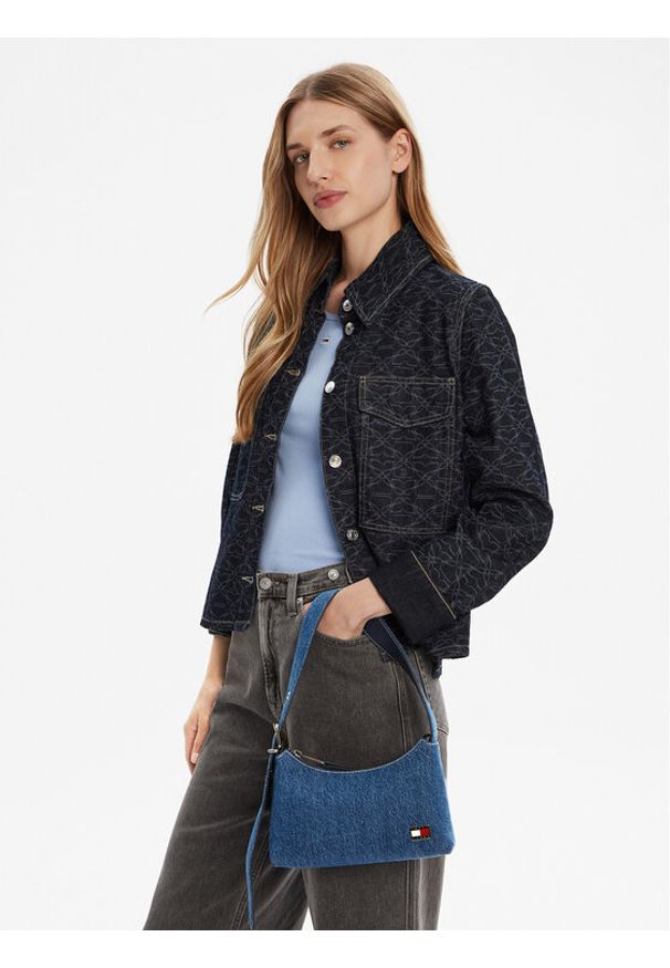 Tommy Jeans Torebka Tjw Cool Denim Shoulder Bag AW0AW17877 Niebieski. Kolor: niebieski