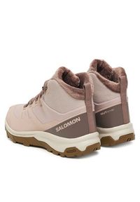 salomon - Salomon Trekkingi Outsnap Waterproof L47854100 Różowy. Kolor: różowy. Materiał: materiał #4