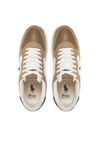 Polo Ralph Lauren Sneakersy Masters Court 809960988001 Brązowy. Kolor: brązowy. Materiał: skóra #3