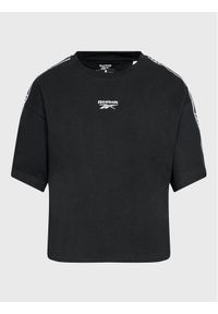 Reebok T-Shirt Tape Pack HH7704 Czarny Relaxed Fit. Kolor: czarny. Materiał: bawełna #1