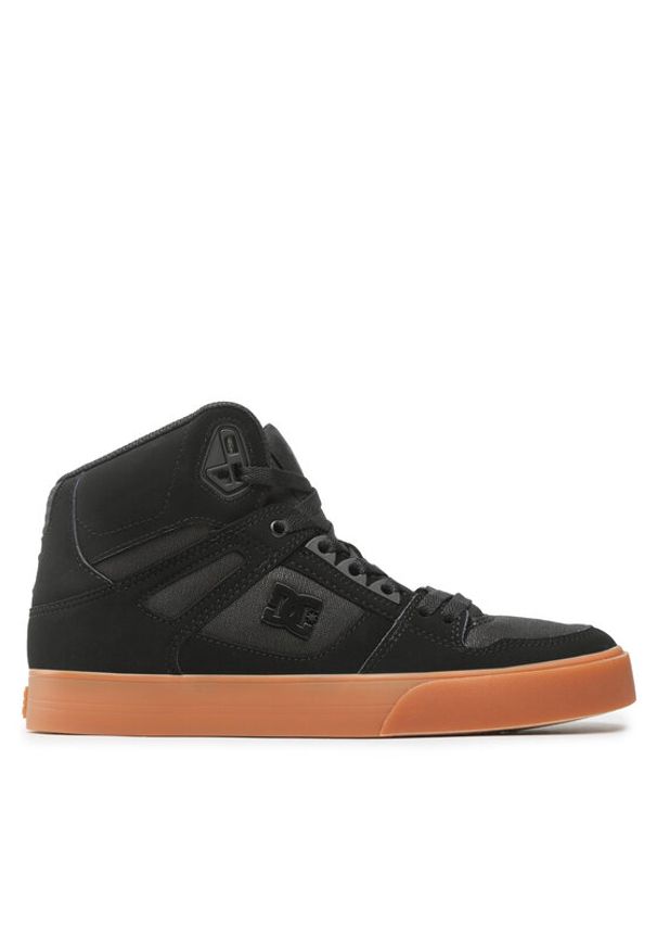 DC Shoes Sneakersy Pure High-Top Wc ADYS400043 Czarny. Kolor: czarny. Materiał: skóra