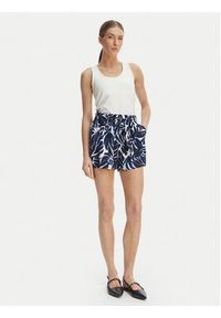 only - ONLY Szorty materiałowe Nova 15317850 Granatowy Regular Fit. Kolor: niebieski. Materiał: wiskoza #5