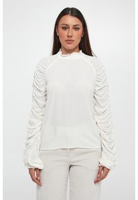 Twinset Milano - Bluzka damska z wiskozowej krepy TWINSET. Materiał: wiskoza #3