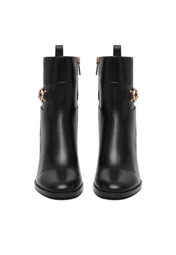 Eva Minge Botki EO-YARA-687-0602 Czarny. Kolor: czarny. Materiał: skóra