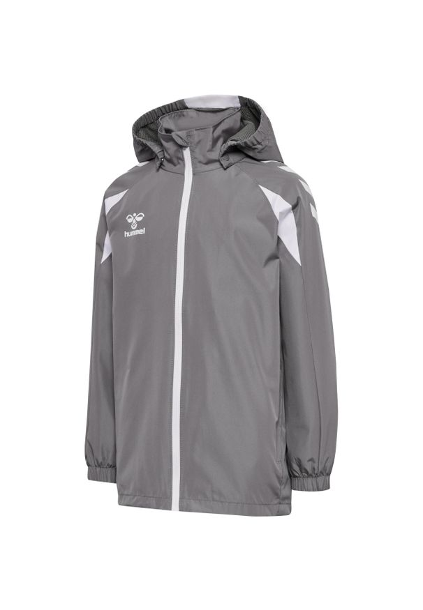 Bluza z kapturem dla dzieci Hummel Core 2.0. Typ kołnierza: kaptur. Kolor: szary, wielokolorowy, biały