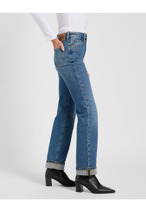 Lee - DAMSKIE SPODNIE JEANSOWE LEE JUNE RAYS OF INDIGO 112371090
