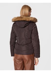 Morgan Kurtka puchowa 222-GITAM Brązowy Regular Fit. Kolor: brązowy. Materiał: syntetyk #2