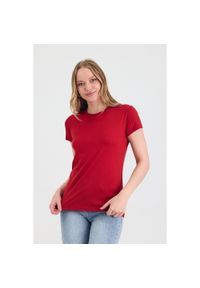 WOOLONA - Koszulka turystyczna damska Woolona Pera 100% Merino. Kolor: czerwony