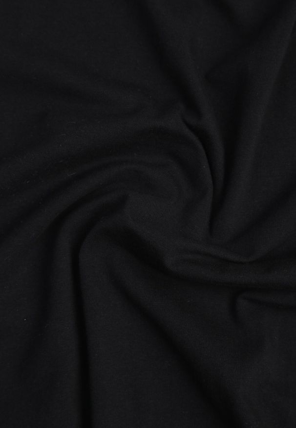 Born2be - Czarny T-shirt z Bawełny z Ozdobnym Wiązaniem Sunitra. Okazja: na co dzień. Kolor: czarny. Materiał: bawełna. Sezon: wiosna, lato. Styl: klasyczny, casual