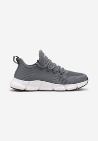 Born2be - Jasnoniebieskie Wsuwane Buty Sportowe Sneakersy z Siateczki na Tłoczonej Podeszwie Salafina. Okazja: na co dzień. Zapięcie: bez zapięcia. Kolor: niebieski