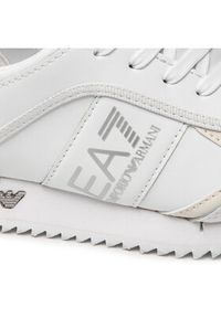 EA7 Emporio Armani Sneakersy X8X119 XK291 R383 Biały. Kolor: biały. Materiał: skóra #4