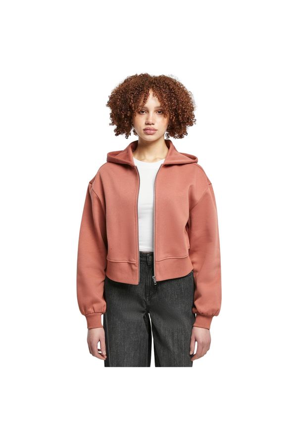 Damska kurtka oversize zapinana na zamek court oversize femme Urban Classics. Kolor: pomarańczowy, czerwony, wielokolorowy. Długość: krótkie