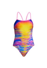 FUNKITA - Strój pływacki jednoczęściowy damski Funkita Single Strap One Piece. Kolor: wielokolorowy