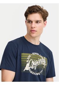 Blend T-Shirt 20717959 Granatowy Regular Fit. Kolor: niebieski. Materiał: bawełna #5