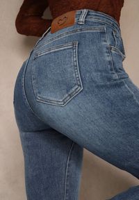 Renee - Niebieskie Jeansy Dzwony High Waist Lavea. Okazja: na co dzień. Stan: podwyższony. Kolor: niebieski. Wzór: gładki. Sezon: lato. Styl: casual