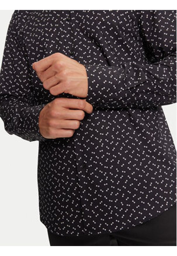 BOSS - Boss Koszula H-Joe 50527626 Czarny Slim Fit. Kolor: czarny. Materiał: bawełna