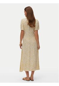 Vero Moda Sukienka codzienna Alba 10330301 Żółty Regular Fit. Okazja: na co dzień. Kolor: żółty. Materiał: wiskoza. Typ sukienki: proste. Styl: casual #5